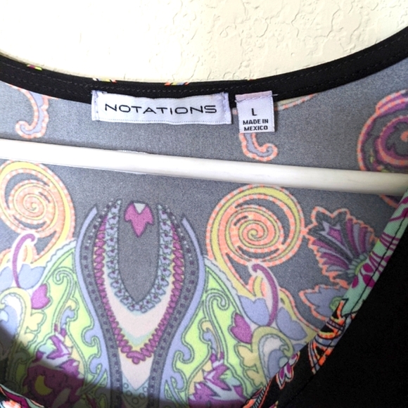 Notations Psychedelic Pattern Dress - Picture 3 of 3